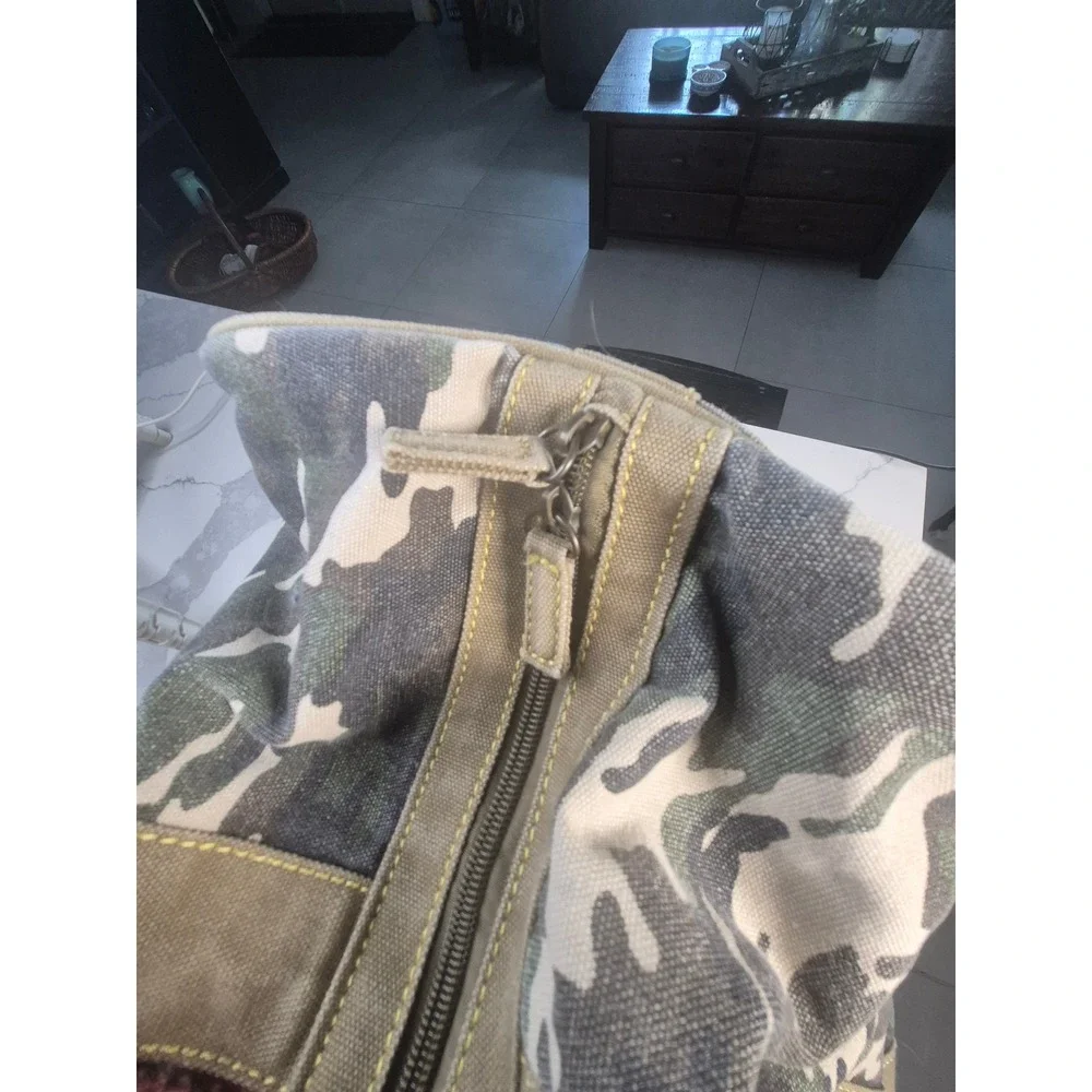 Tigerbear Republik Camo Southwestern Tapestry Duffel Bag Travel Weekender Gym